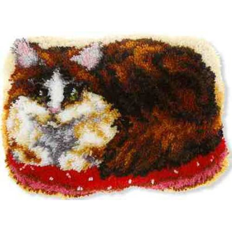 KIT COUSSIN POINT NOUE 37.5 X 47.5 CM - CHAT SUR COUSSIN