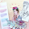 Tampon transparent "La femme au chien" Frida Kahlo®