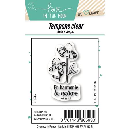 Planche de tampons - Harmonie nature - Love in the Moon