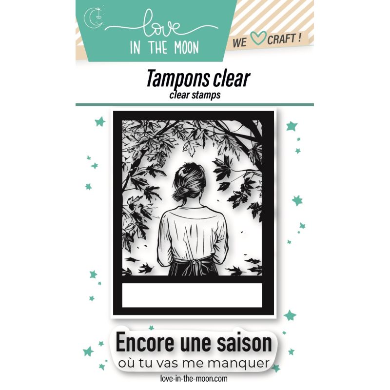 Planche de tampons - Tu me manques - Love in the Moon