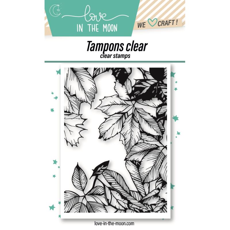 Planche de tampons - Texture feuilles - Love in the Moon