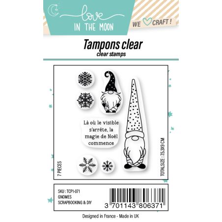 Planche de tampons - Gnomes - Love in the Moon