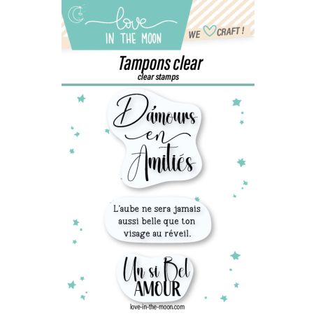 Planche de tampons - D'amour en amitié - Love in the Moon