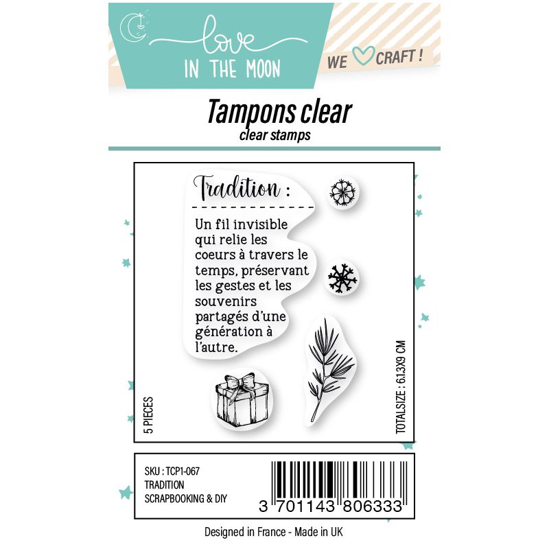 Planche de tampons - Tradition - Love in the Moon