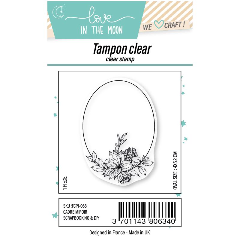 Planche de tampons - Cadre miroir mon beau miroir - Love in the Moon