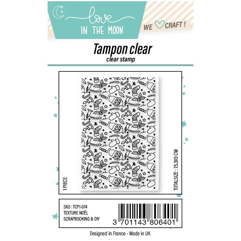 Planche de tampons - Texture noël - Love in the Moon