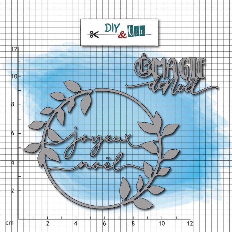 Set de dies : Joyeux Noel V4 - DIY and Cie