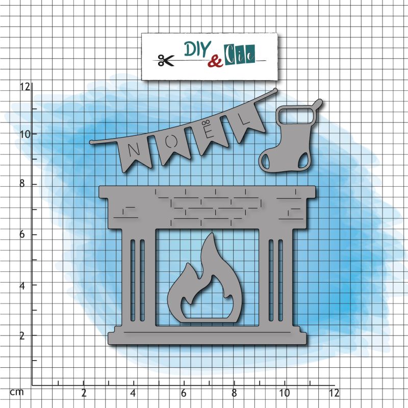 Set de dies : Au coin du feu - DIY and Cie