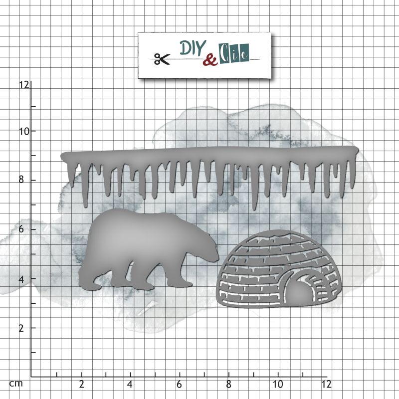 Set de dies : Sur la banquise - DIY and Cie