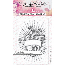 Tampon transparent "Mon Coeur" Frida Kahlo®