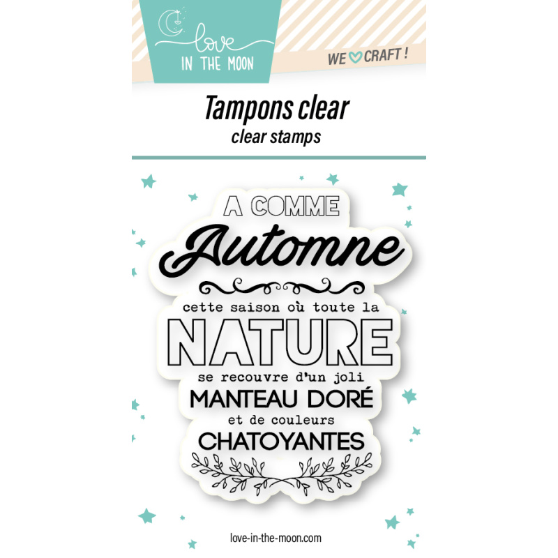 Tampon grande expression "A Comme Automne"