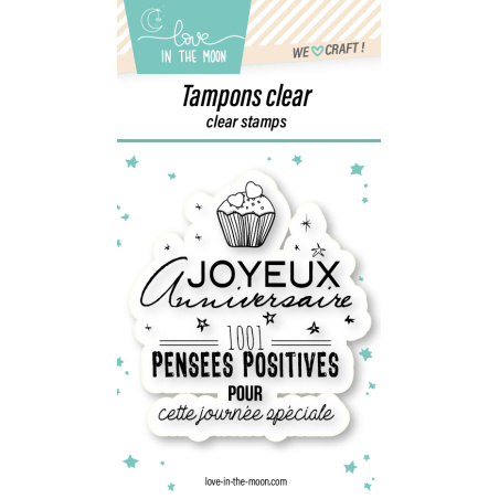 Tampon grande expression "Joyeux Anniversaire"