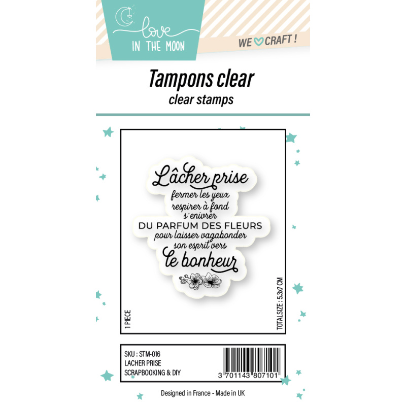 Tampon grande expression "Lacher Prise"
