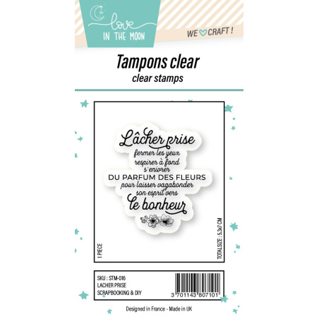Tampon grande expression "Lacher Prise"