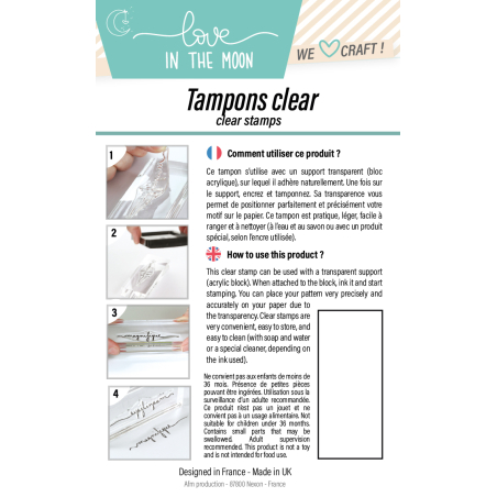 Tampon clear "Miroir Instant Choisis"