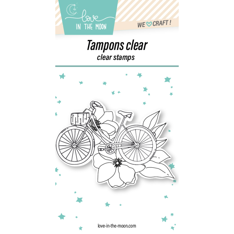 Tampon "Vélo Fleuri Poétique"