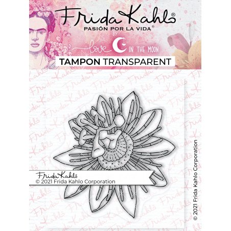 Tampon transparent "Passion passiflore - 1 " Frida Kahlo®