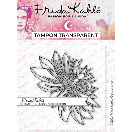 Tampon transparent "Passion passiflore - 3 " Frida Kahlo®