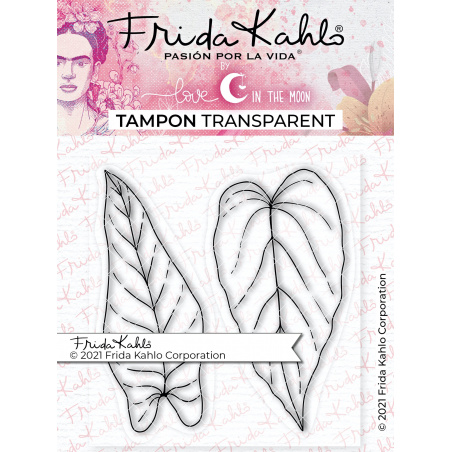 2 tampons transparents "Feuilles tropicales - 2" Frida Kahlo®