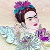 Tampon transparent "Feuilles tropicales - 3" Frida Kahlo®