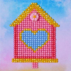KIT BRODERIE DIAMANT - HOME SWEET HOME