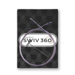 CABLE INTERCHANGEABLE CHIAOGOO SWIV360 SILVER SMALL (S) - 35 CM 
