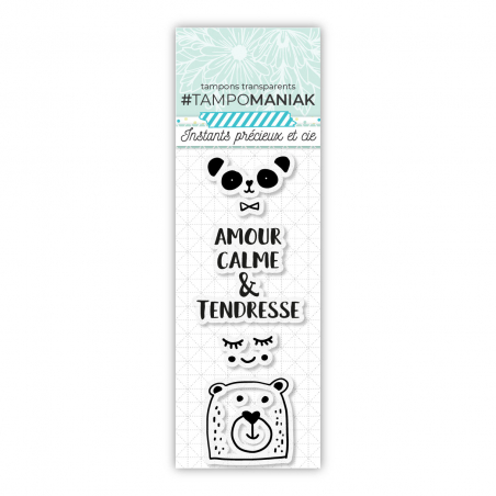 Sello panda ternura - 13x5.5cm
