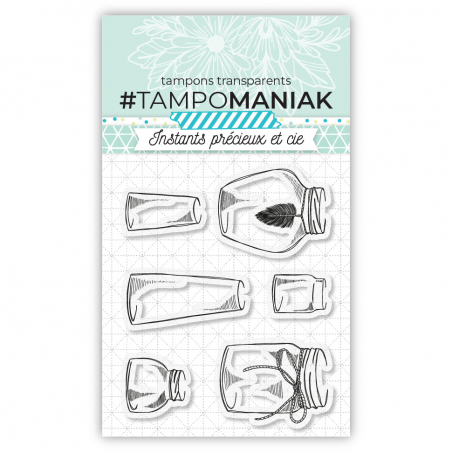 Jarrones de tampones - 7,5x7cm