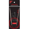 AIGUILLES CIRCULAIRES FIXES METAL CHIAOGOO RED LACE - 120CM - N°7 