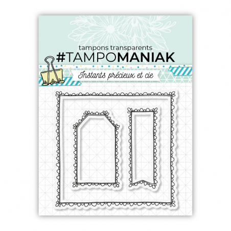 Sello de vieira hecho a mano - 10x10cm