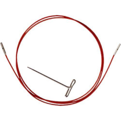 CABLE INTERCHANGEABLE CHIAOGOO RED LARGE (L) - 93 CM 