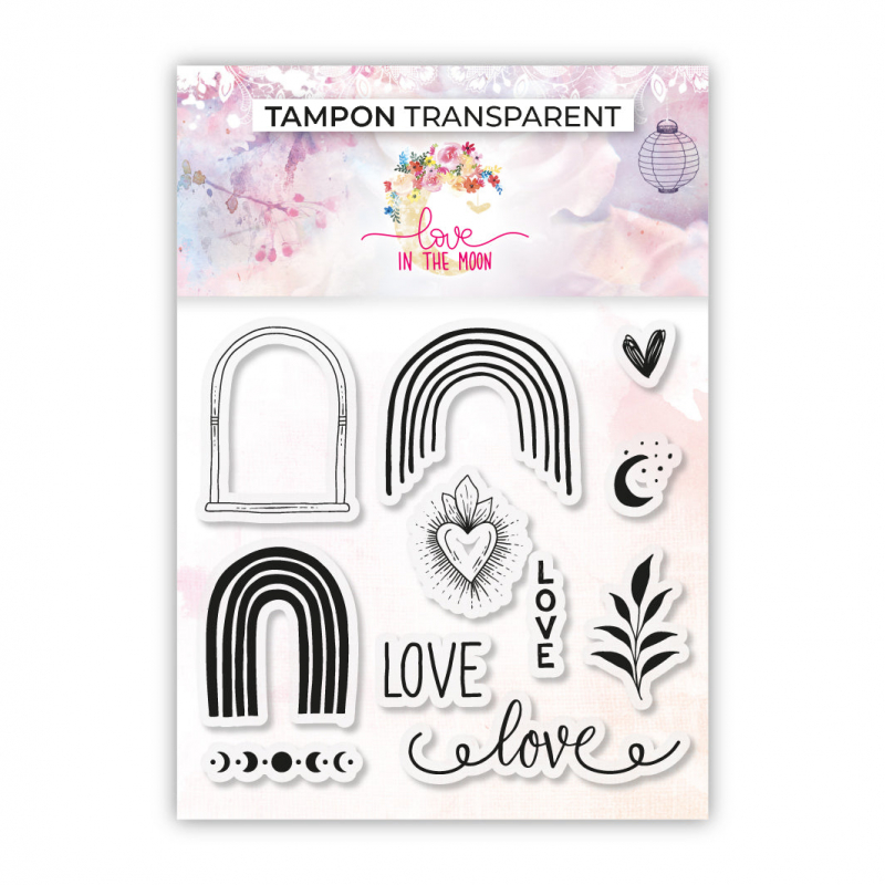 Set de 11 tampons - Love - 10,5x10cm