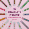 160 BRACELETS D'AMITIE EN BRODERIE DIAMANT