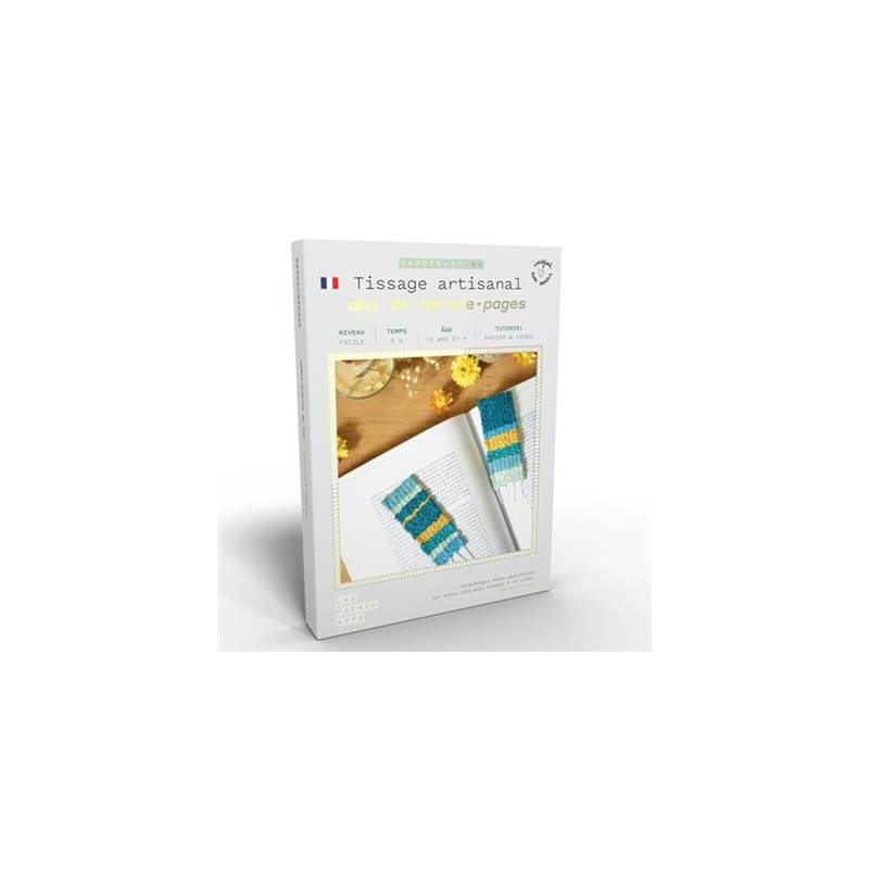 FRENCH KITS - TISSAGE ARTISANAL - DUO DE MARQUE-PAGES