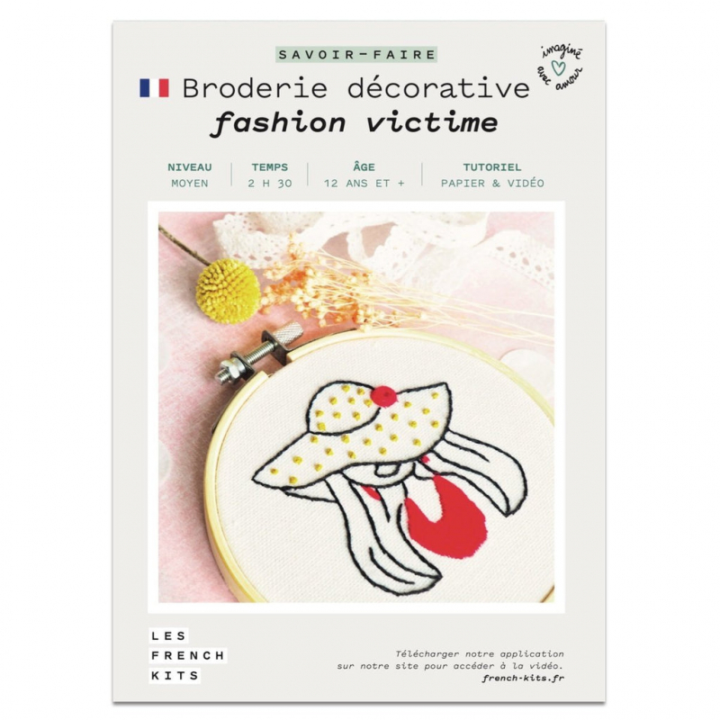 Kit Broderie Femme Tendance