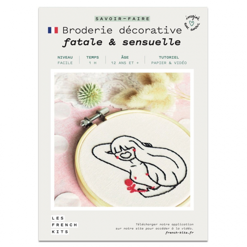 Kit Broderie Femme Sensuelle