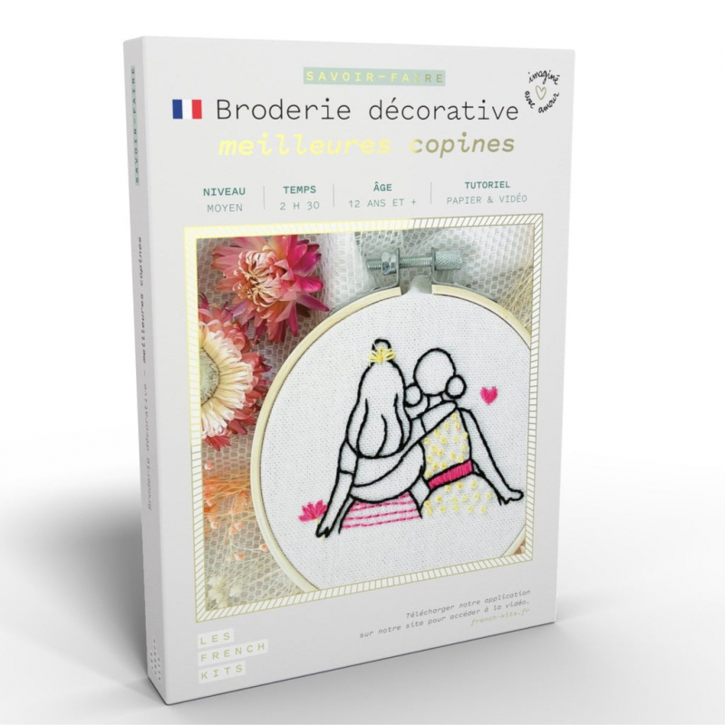 Kit Broderie - Meilleures copines