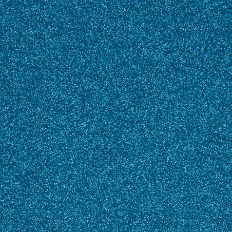 Gama Glitter: 12 colores de papeles Glitter - Juego de 5 hojas A4 - 250g/m2 - lentejuelas / brillos - Topacio