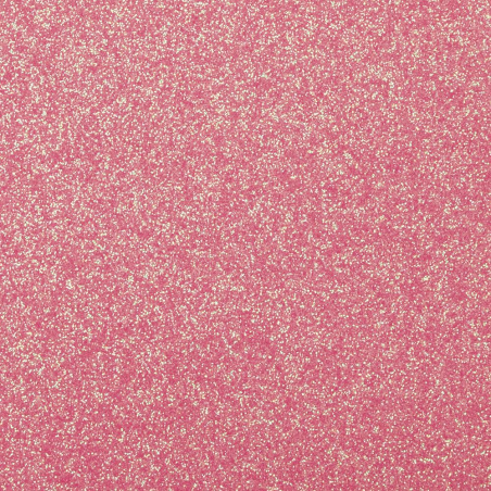 Gama Glitter: 12 colores de papeles Glitter - Juego de 5 hojas A4 - 250g/m2 - lentejuelas / brillantina - Rosa