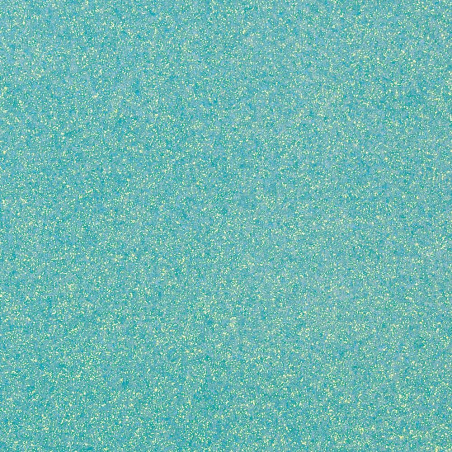Gama Glitter: 12 colores de papeles Glitter - Juego de 5 hojas A4 - 250g/m2 - lentejuelas / brillantina - Turquesa