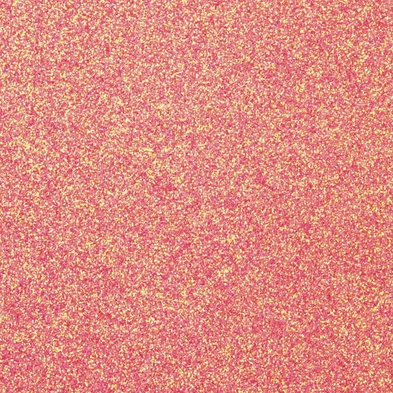 Gamme Glitter : 12 couleurs de papiers Paillettes - Set de 5 feuilles A4 - 250g/m2 - paillettes / glitters - Rose Caddy
