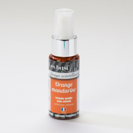 Encres en sprays - 24 couleurs - Orange mandarine