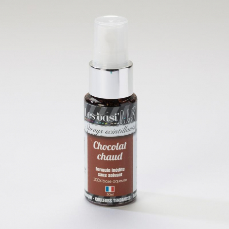Encres en sprays - 24 couleurs - Chocolat Chaud