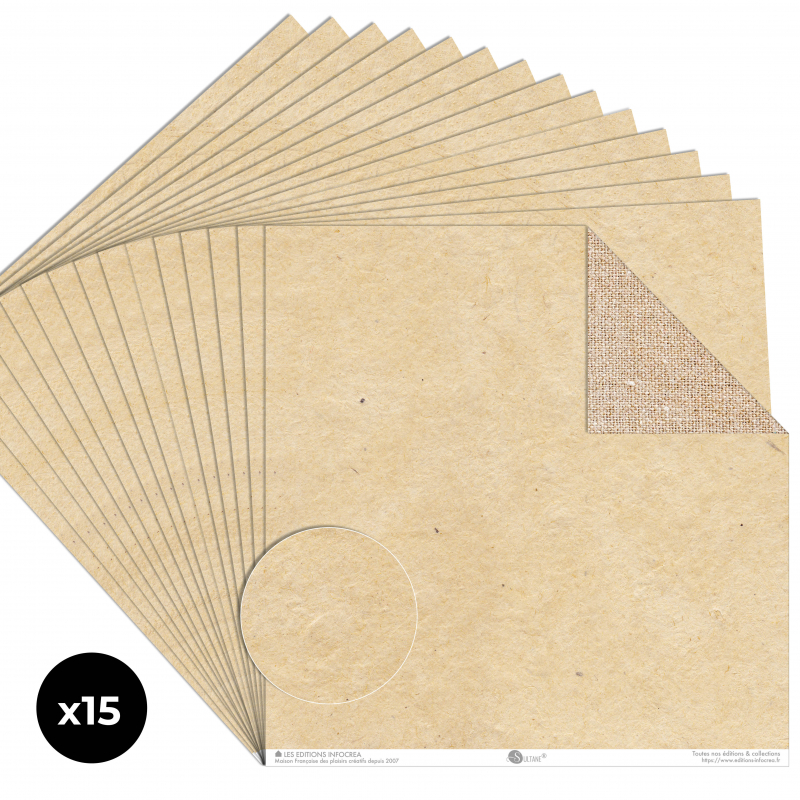 Papier Recto / Verso - 30.5cm x 31.5cm - 250g/M2 - BL-097