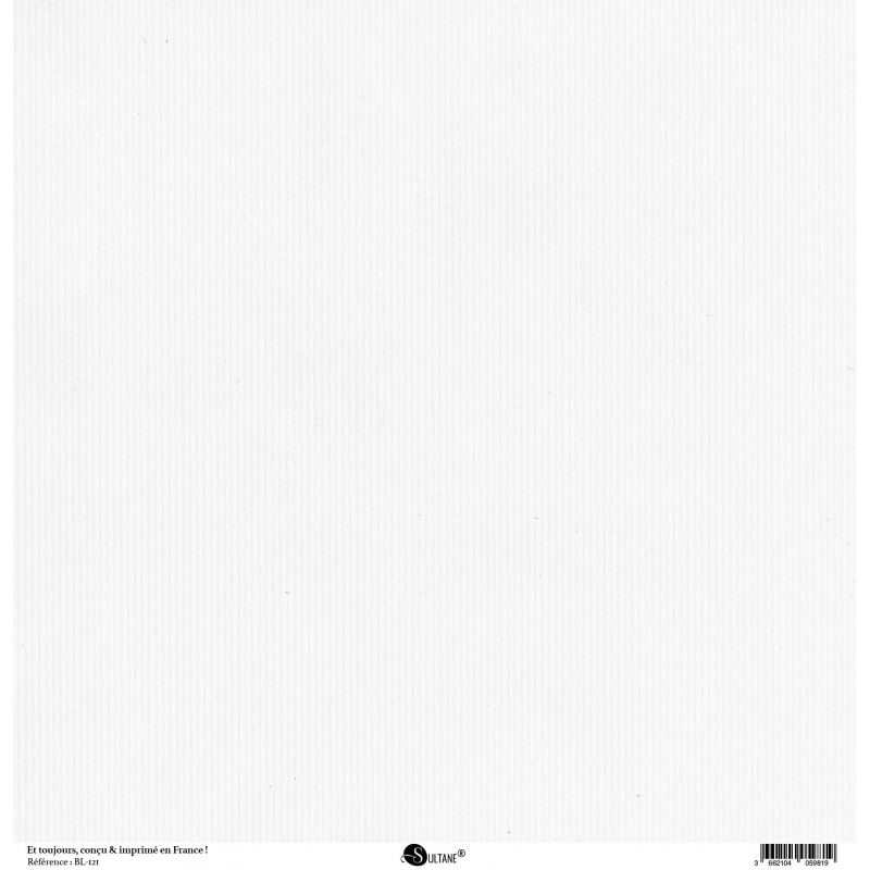 Papiers Recto / Verso - 30,5x31,5cm - Authentik - Blanc ligné