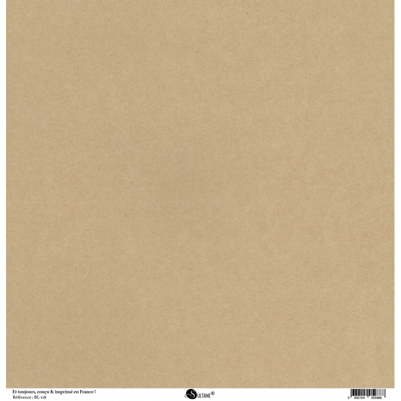 Papiers Recto / Verso - 30,5x31,5cm - Authentik - Kraft recyclé
