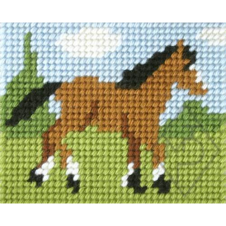 KIT DEMI-POINT ENFANT 17 X 20,5 CM - CHEVAL