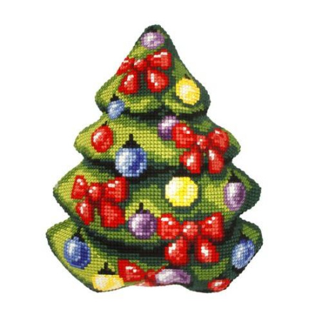 COUSSIN PT DE CROIX EN KIT 37,5 X 47,5 CM - SAPIN