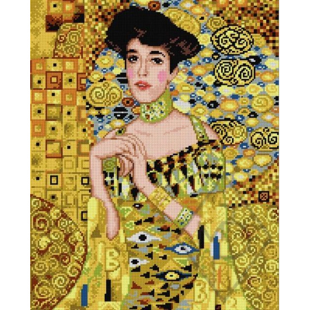 CANEVAS ANTIQUE 40 X 50 CM - PORTRAIT D'ADELE BLOCH DE G. KLIMT