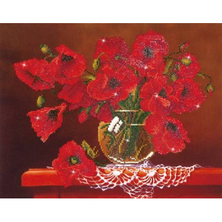 KIT BRODERIE DIAMANT - COQUELICOTS